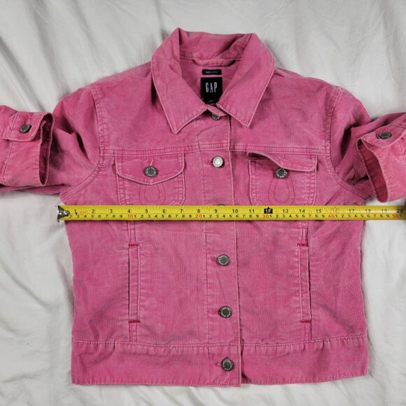 Gap Womens Small Pink Corduroy Jacket Casual Going Out Outdoors Winter Warm - Picture 4 of 7